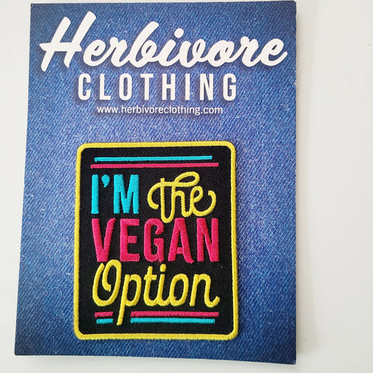 I'M The Vegan Option Iron on Patch