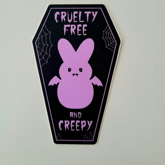 Cruelty Free and Creepy Sticker