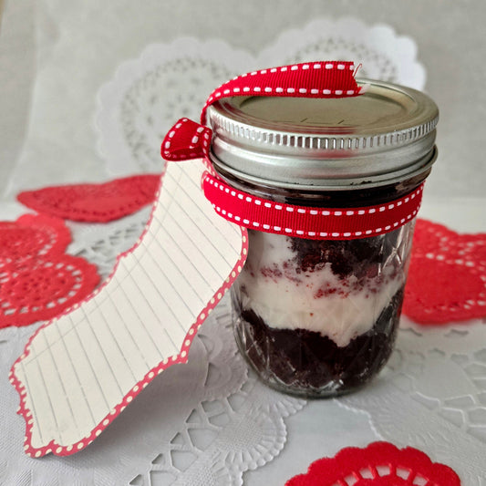 Red Velvet Cake Jar