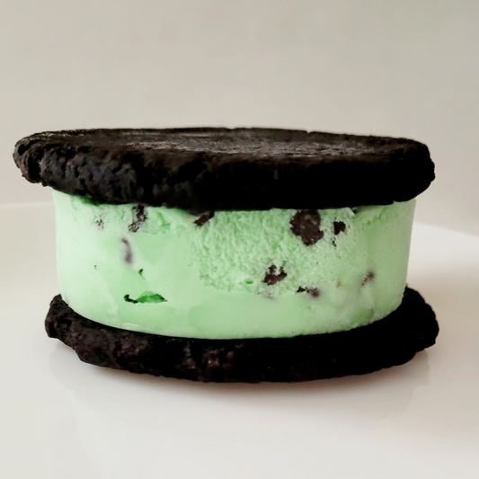 Chocolate Mint Ice Cream Sandwich