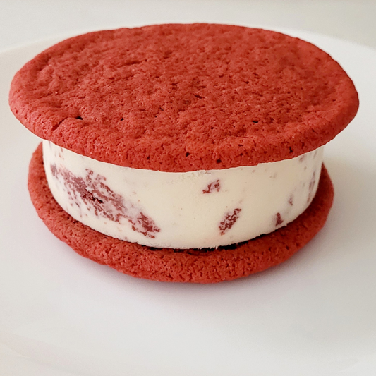 Red Velvet Ice Cream Sandwich